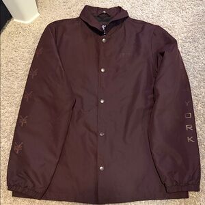 Zoo York Boys Lightweight Coach Jacket in Deep Burgundy